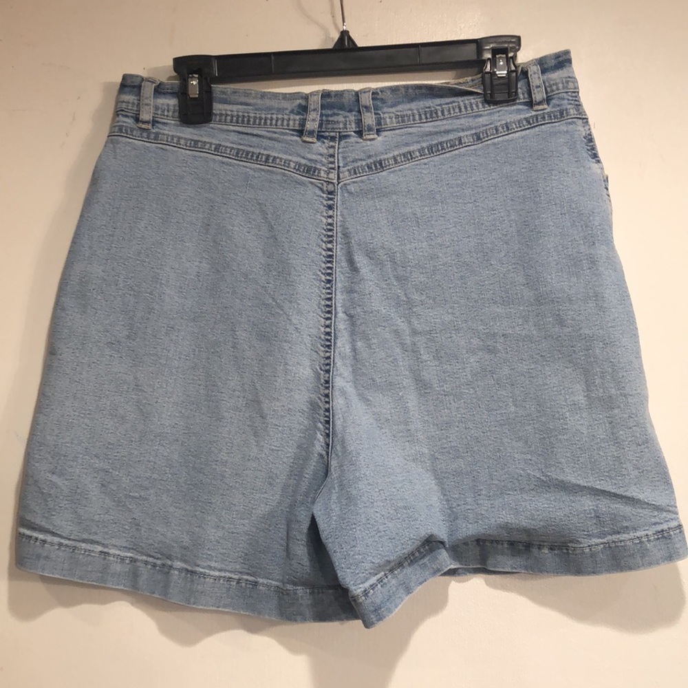 Gloria Vanderbilt Demin Jean Shorts size 14 - Picture 16 of 16